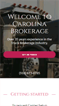 Mobile Screenshot of carolinabrokerage.com